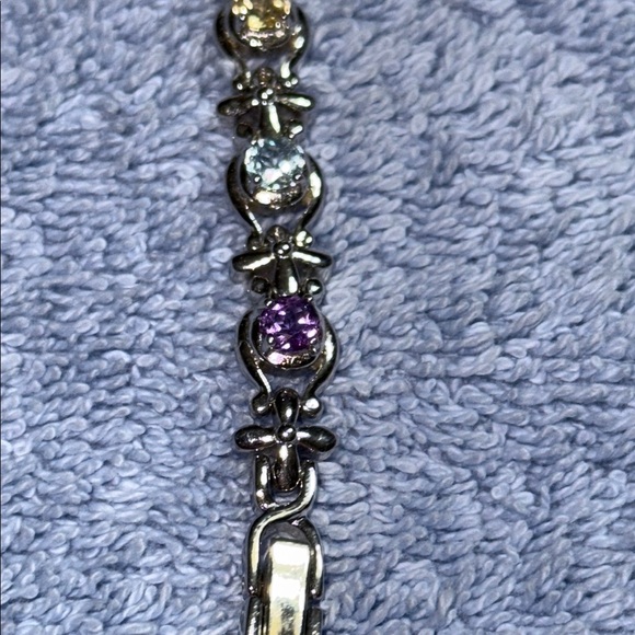 Badavici Silver Watch with Gem Accents main image 4